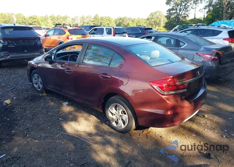 2014 Honda Civic Lx z USA, uszkodzony, nr VIN 19XFB2F57EE256248